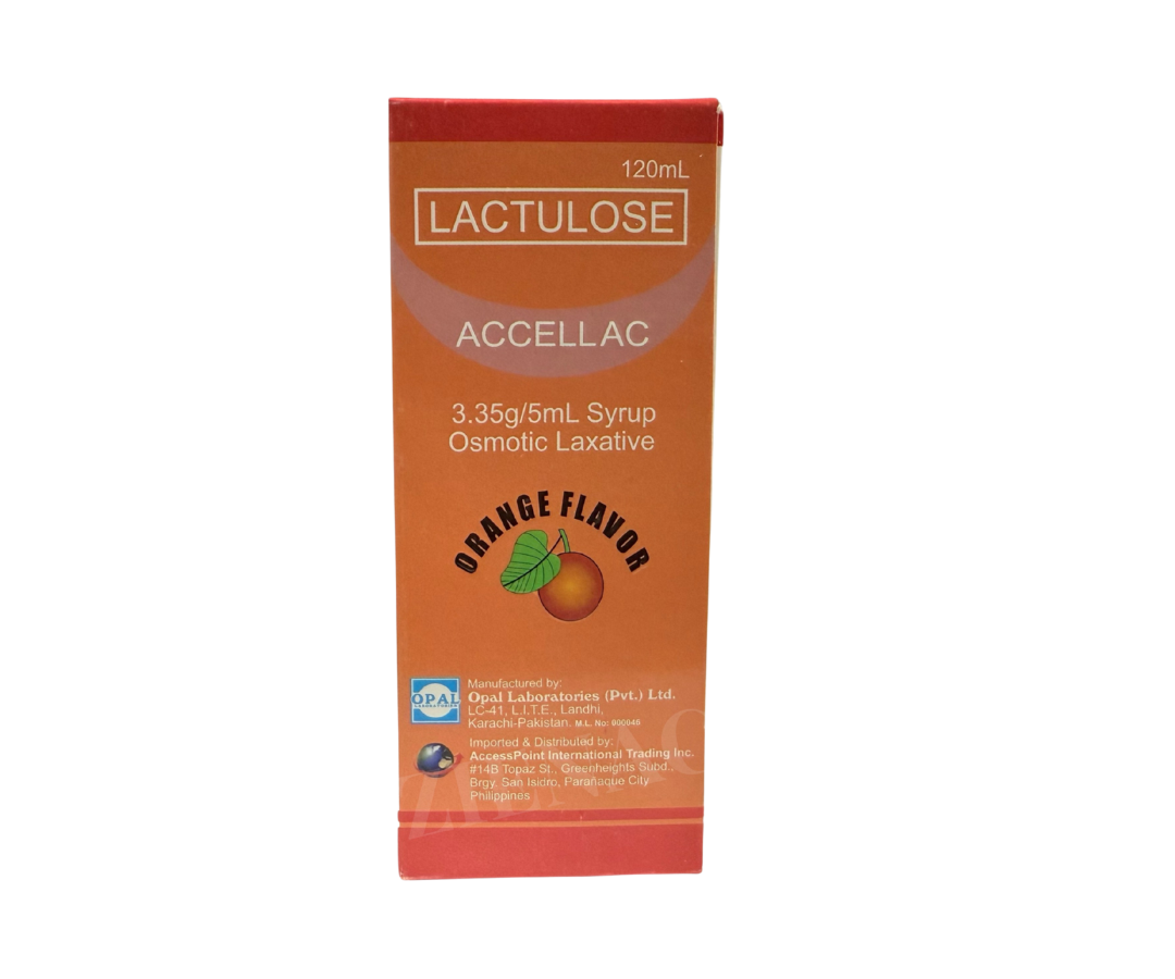 ACCELLAC Lactulose 3.35g/5ml Syrup - Osmotic Laxative